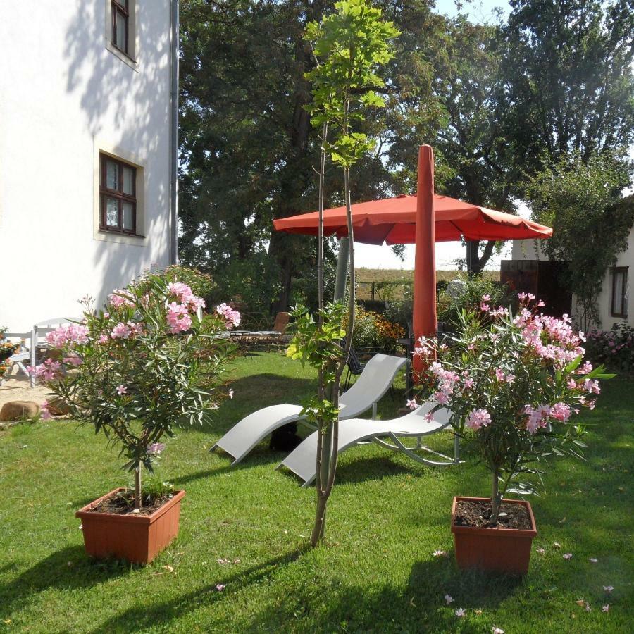 Herrenhaus Kunzwerda Bei Torgau - Aparthotel, Boardinghouse, Wohnen Auf Zeit Eksteriør billede